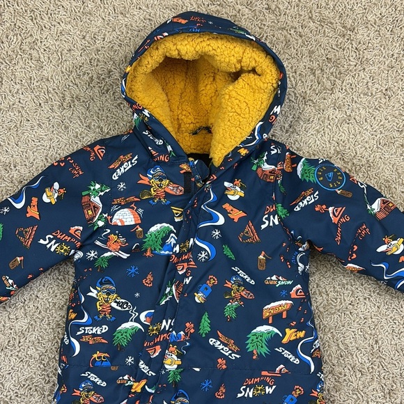 Quicksilver infant snowsuit bunting sz 3-6 months - Picture 2 of 8